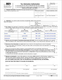 Irs Form 8821